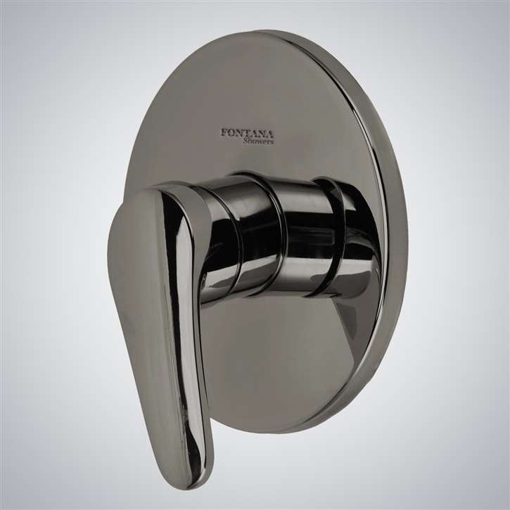 Fontana Gun Metal Gray Finish Round 1 Way Shower Mixer Valve Type D