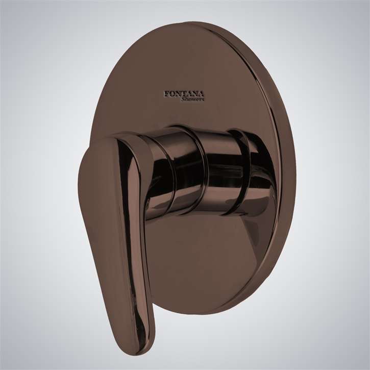 Fontana Oil Rubbed Bronze Finish Round 1 Way Shower Mixer Valve Type D