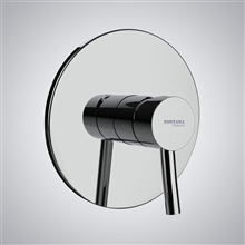 Fontana Chrome Round Shape Wall Mounted 1 Way Shower Mixer Valve Type E