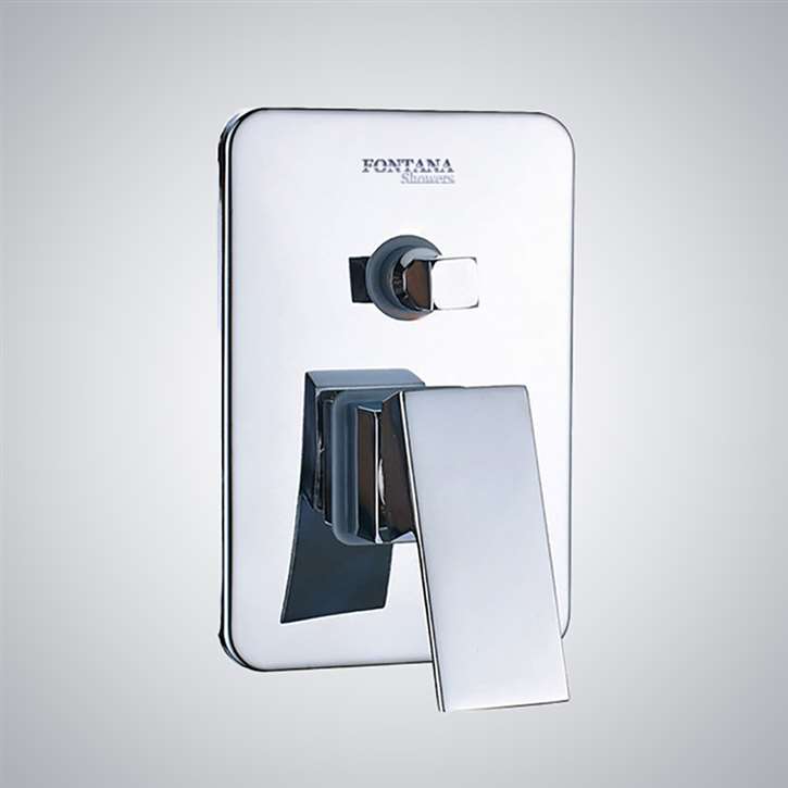 Fontana Chrome Finish 2 Way Wall Mounted Shower Mixer Valve Type B