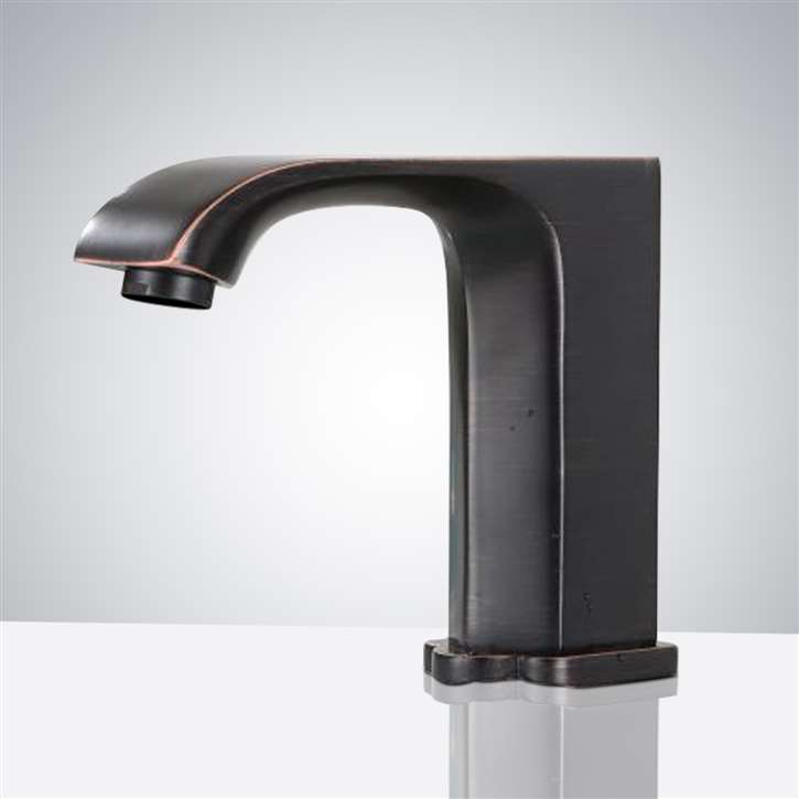 Fontana Commercial Matte Black Automatic Sensor Bathroom Faucet