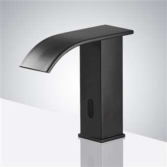 Fontana Matte Black Automatic Sensor Bathroom Faucet