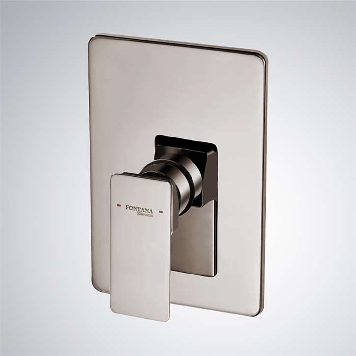 Fontana Brushed Nickel Finish Wall Mounted Shower Mixer Valve