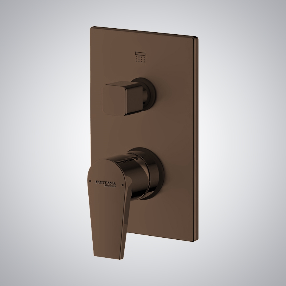 Fontana Wall Mounted Oil Rubbed Bronze 3 Way Shower Mixer Valve