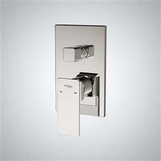 Fontana Brushed Nickel 3 Way Hot and Cold  Wall Mounted Shower Mixer