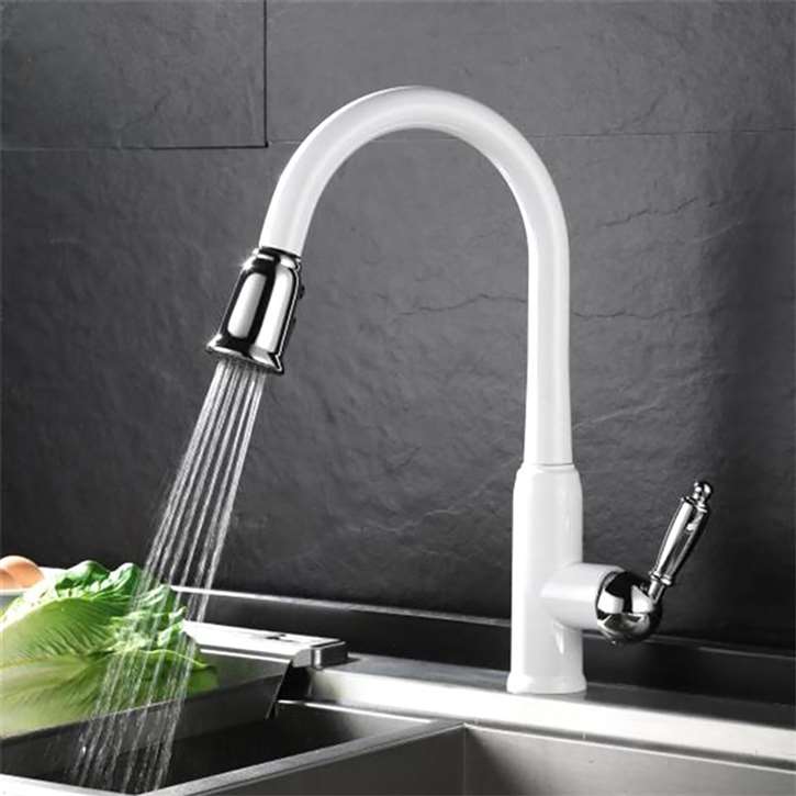 Scandicci Brass Deck Mounted Single Handle Kitchen Faucet