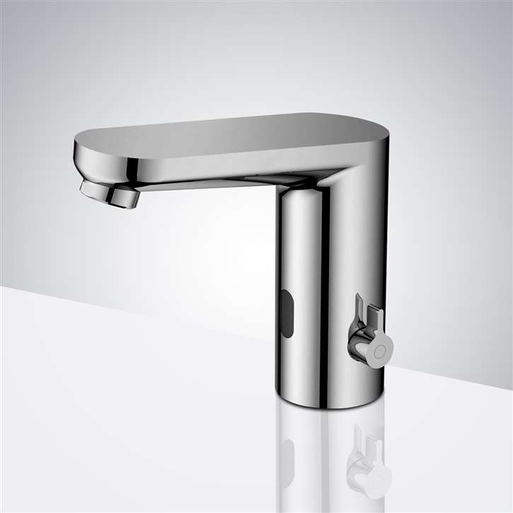 Chrome Finish Commercial Automatic Touchless Sensor Faucet   FS2128 2T 