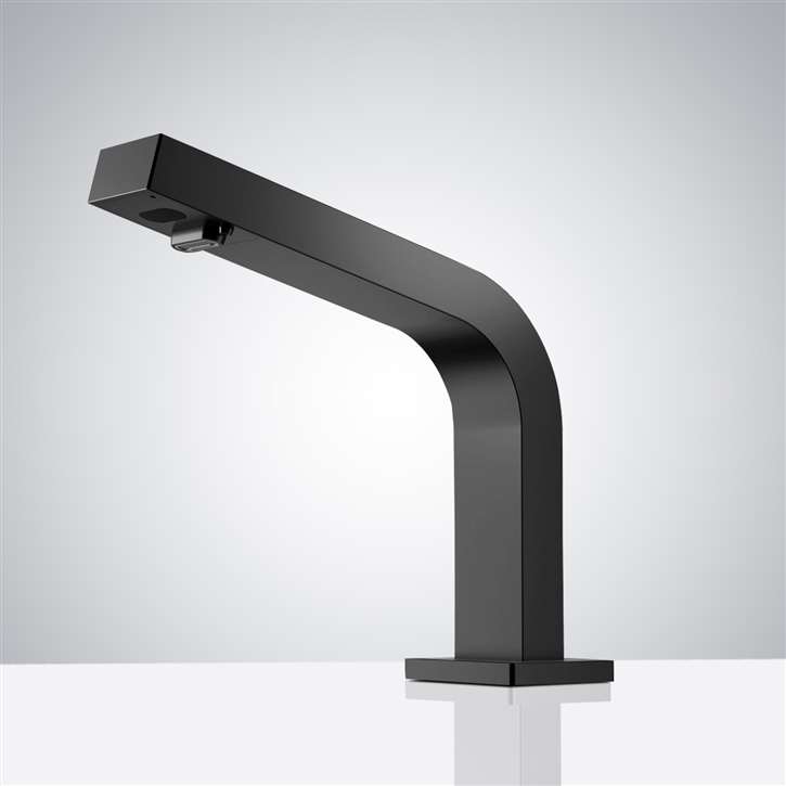 Fontana Franche-Comte Matte Black 2 in 1 Touchless Faucet with Soap Dispenser