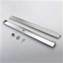 Fontana Brushed Nickel Finish Commercial Long Linear Shower Drain