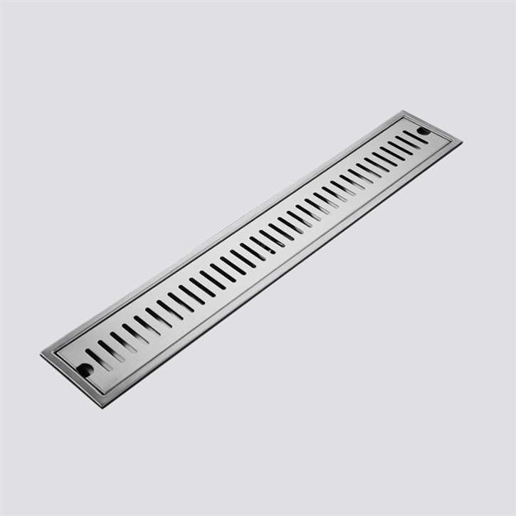 Fontana Chrome Finish Stainless Steel Long Linear Shower Drain System