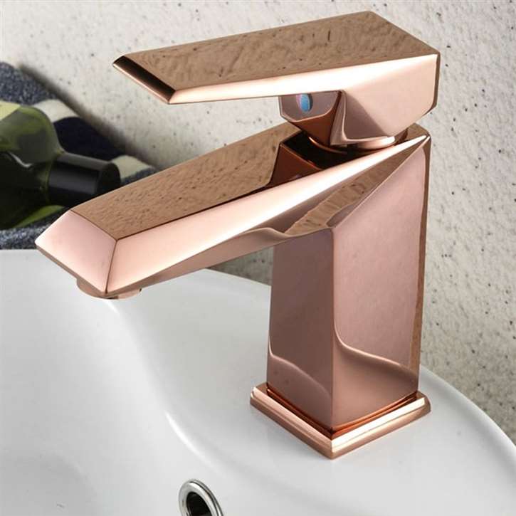 Gela Burgundy Elegant Designed Bronze Single Handle Brass Faucet