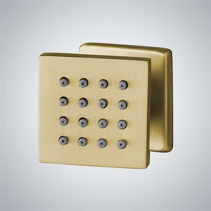 Fontana Bolsena Gold Square Massage Body Jet