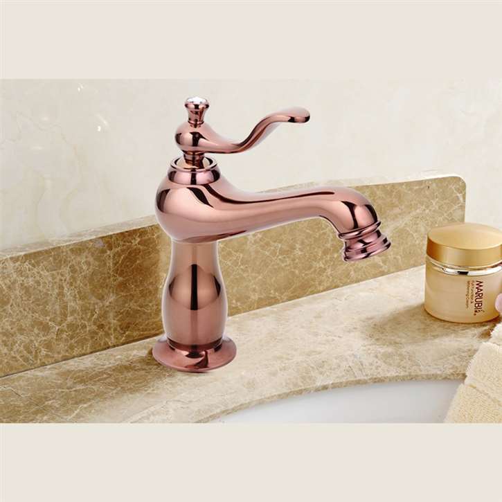 Tirreni Luxury Fashion Brass Single Handle Bathroom Faucet