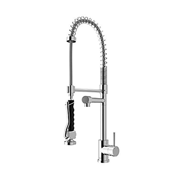 Barletta Swivel Single Handle Chrome Kitchen Faucet