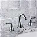 Surrey Dual Handle Chrome Bathroom Sink Faucet