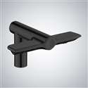 Fontana Gorizia Matte Black Touchless Faucet With Automatic Soap Dispenser and Hand Dryer