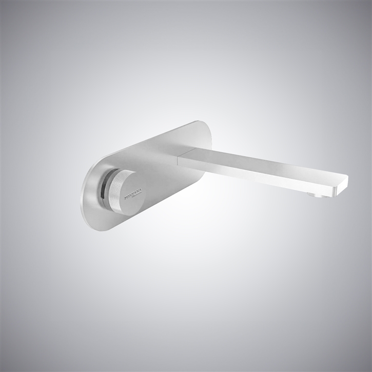 Fontana Valentina Matte White Wall Mounted Faucet