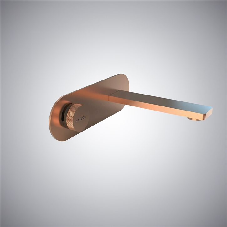 Fontana Valentina Rose Gold Wall Mounted Faucet