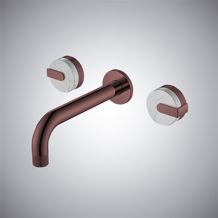 Fontana Desio Oil Rubbed Bronze Wall Mounted Basin Faucet