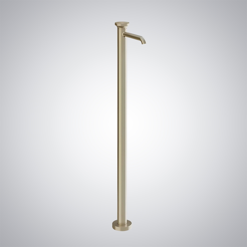 Fontana Vaucluse Brushed Gold Freestanding Basin Mixer Tap