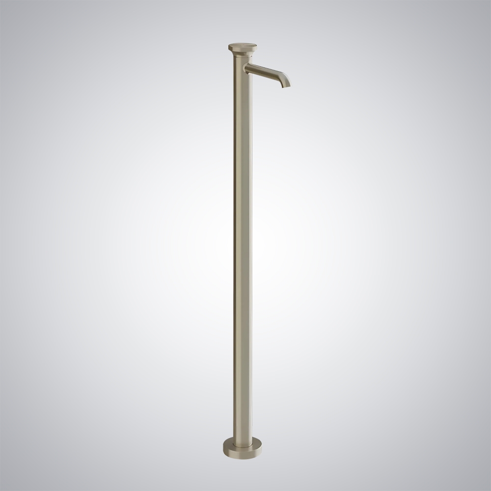 Fontana Drome Champagne Finish Freestanding Faucet