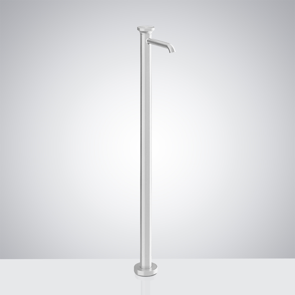 Fontana Gironde Matte White Freestanding Faucet