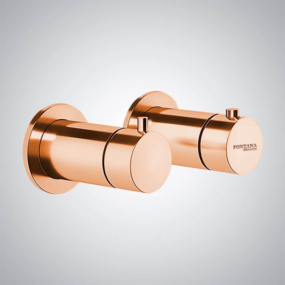 Fontana Carnac Rose Gold Shower Mixer Two Way