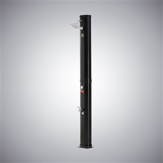 Fontana Saint-Nicolas Black Floor Standing Outdoor Showers