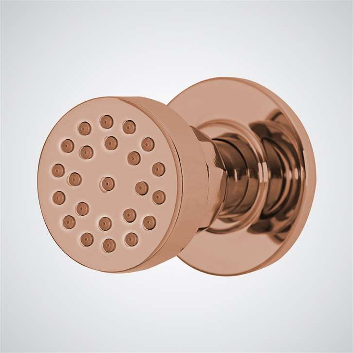 Fontana Pescara Rose Gold Rainfall Body Massage Jets