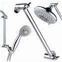 Signature 9 Inch Adjustable Height Shower Head Arm-Shower Arm extension