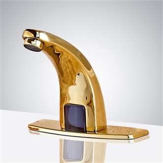 Fontana Melo Automatic Commercial Sensor Gold Commercial Faucet