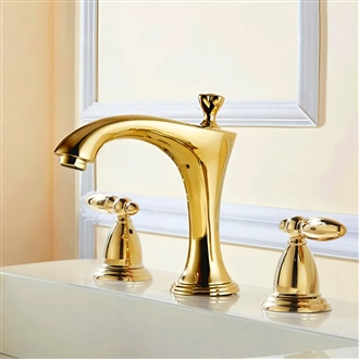 Fontana Golden Ripple Bathroom Faucet