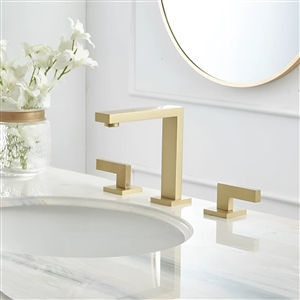 Fontana Anzin Brushed Gold Bathroom Sink Faucet