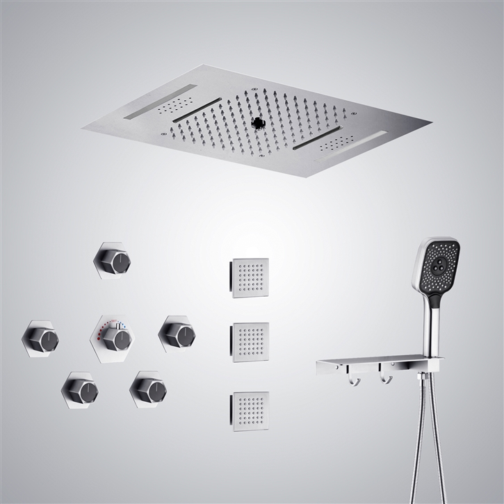 Fontana Igny  Chrome LED Music Shower System