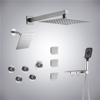 Fontana Tyrone Chrome 12 Inch Shower Set