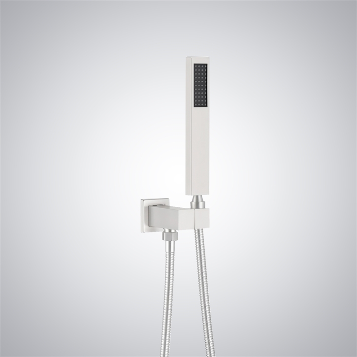 Fontana Pioltello Sleek Matte White Handheld Shower