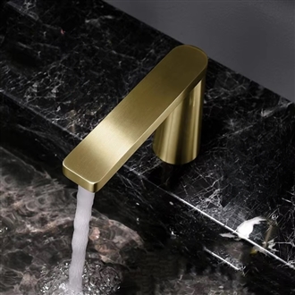 Fontana Pego Brushed Gold Touchless Bathroom Faucet