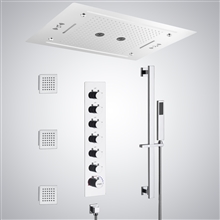 Fontana Thonon-les-Bains Chrome Six Function Thermostatic Shower Set