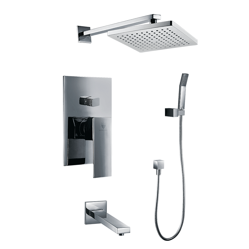 Palermo Wall Mount Bathroom Rain Shower Set