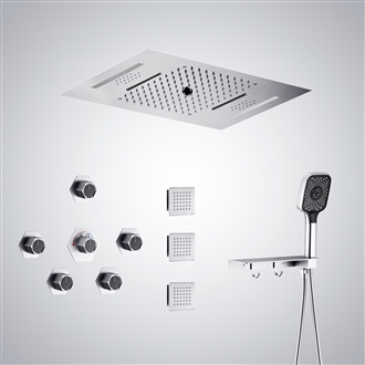 Fontana Saint-Nazaire Chrome LED Music Shower System