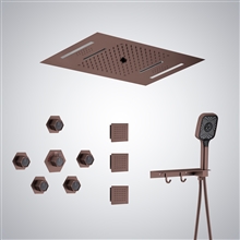 Fontana Saint-Nazaire Oil Rubbed Bronze Musical LED Shower Set