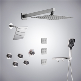 Fontana Venissieux Chrome 12 Inch Dual Shower Set