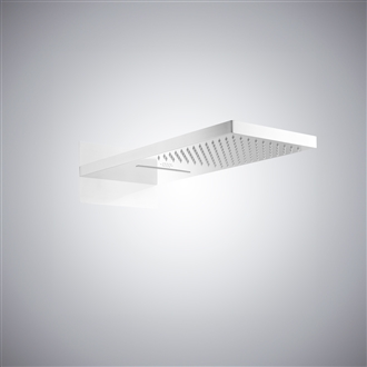 Fontana Guadeloupe LED Music Shower in Matte White