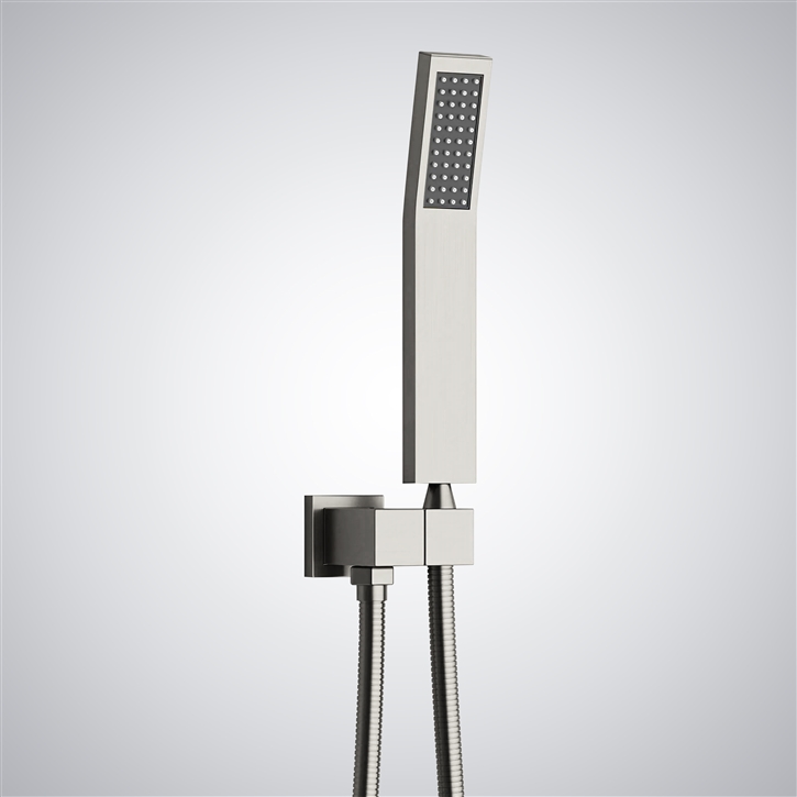 Fontana Auxerre Brushed Nickel Modern Handheld Shower