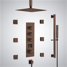 Fontana Ribes Oil Rubbed Bronze Rain and Body Jet Shower Set