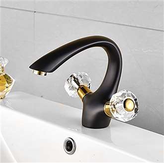 Fontana Le Havre Arc Oil Rubbed Bronze Dual Handle Sink Faucet