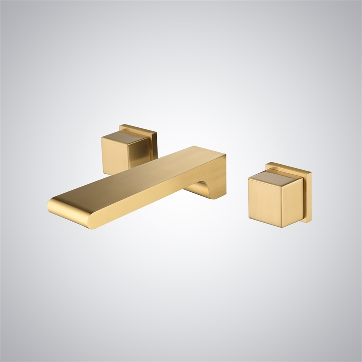 Fontana Nalda Brushed Gold Premium Waterfall Faucet