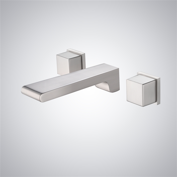 Fontana Nalda Brushed Nickel Modern Basin Faucet