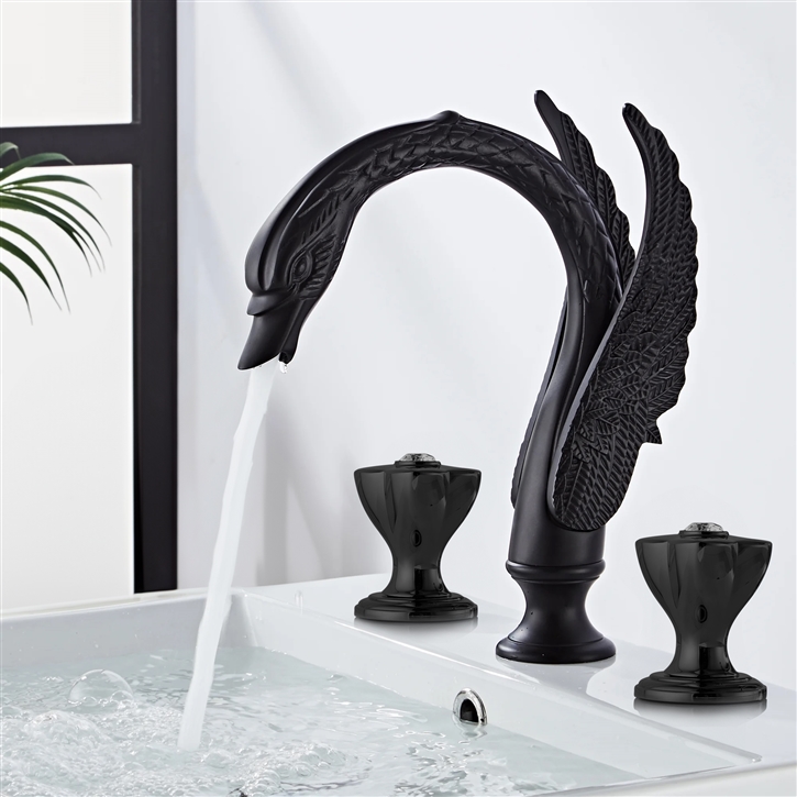 Fontana Radiant Flow Oil Rubbed Bronze Swan Faucet