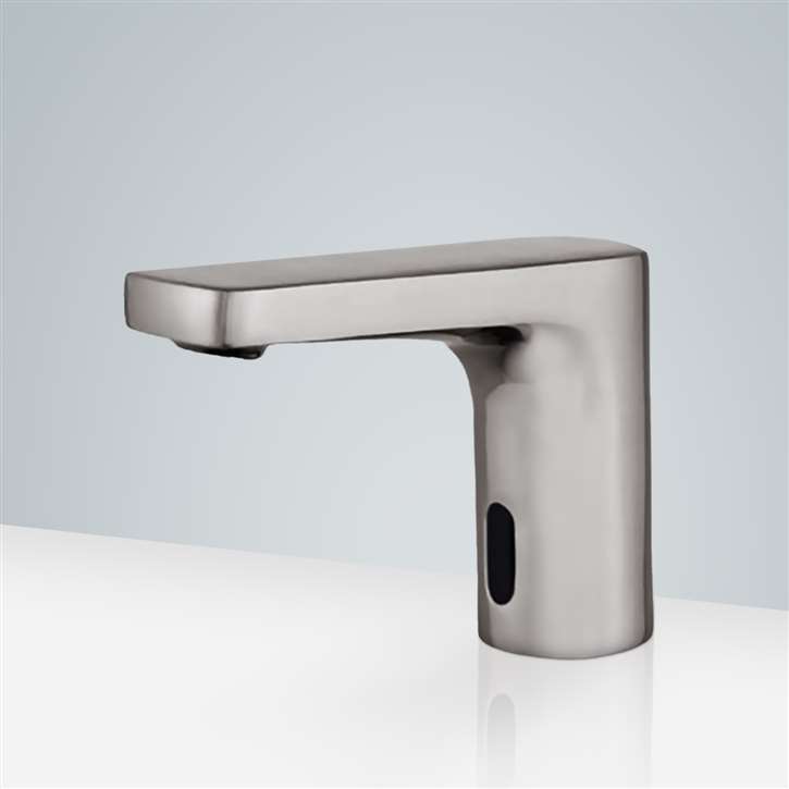 Fontana Commercial Brushed Nickel Touch less Automatic Sensor Faucet